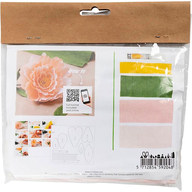 Mini DIY Kit – Kräppblommor Vår